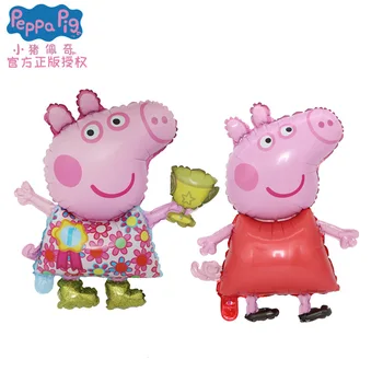

Peppa Pig Balloon George 1/2/4 Pcs Figure Toys Party Room Dcorations Foil Balloons Kids Peppa Toys Birthday Gifts Anime Figure