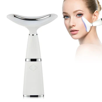 

Remove Double Chin Neck Face Lifting Tool Beauty Device Lifting Remove Wrinkle Line LED Photon Therapy 45°C Sonic Vibration Slim