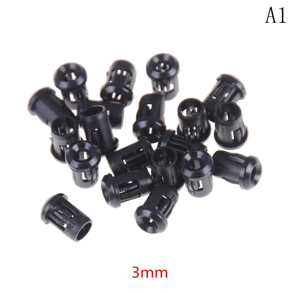 10pcs/lot Wholesale Black Plastic 3mm/5mm/8mm Lamp LED Diode Holder Black Clip Socket wholesale original 50mw diode laser 520nm laser diode