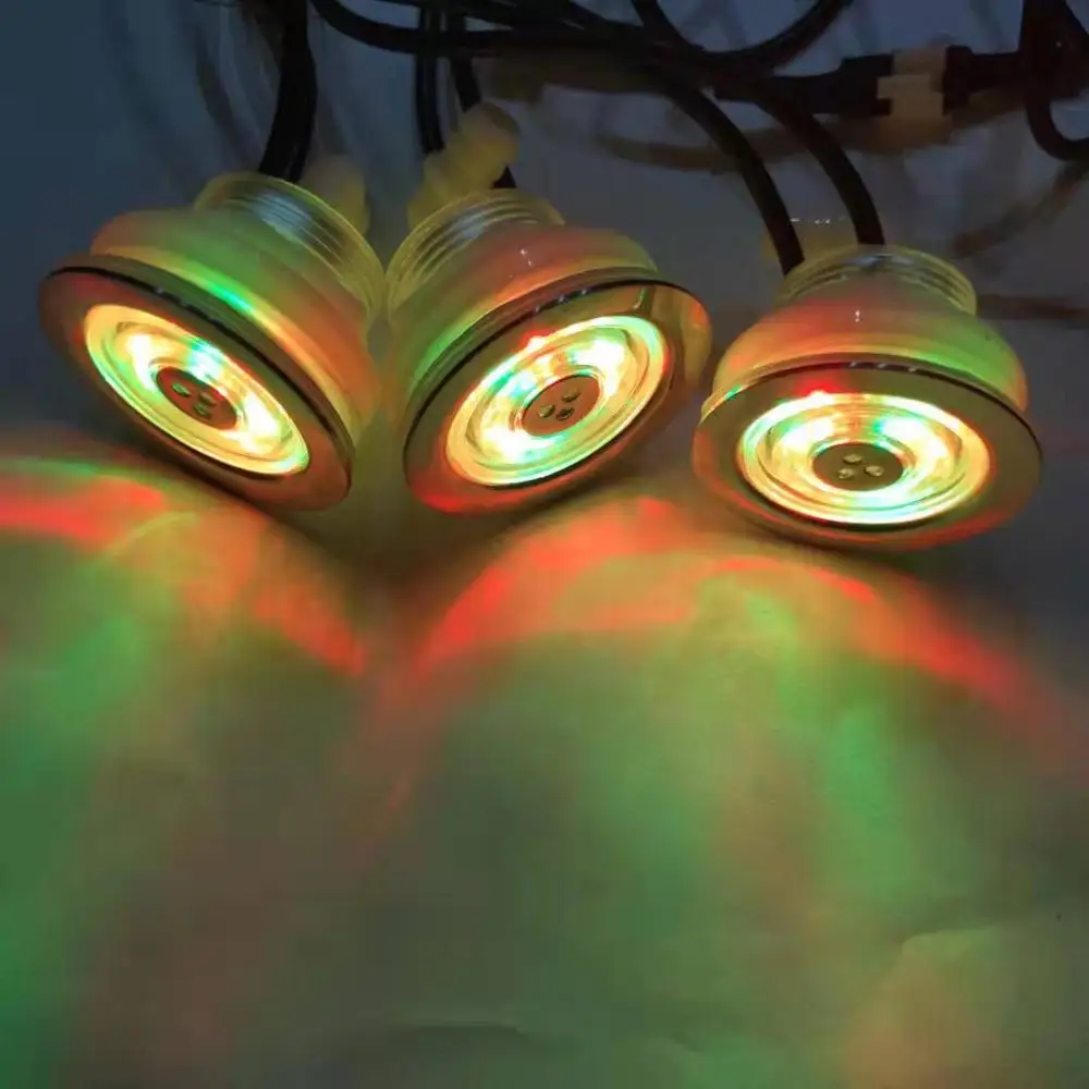 Встраиваемая Водонепроницаемая светодиодная RGB подводная светодиодный жная