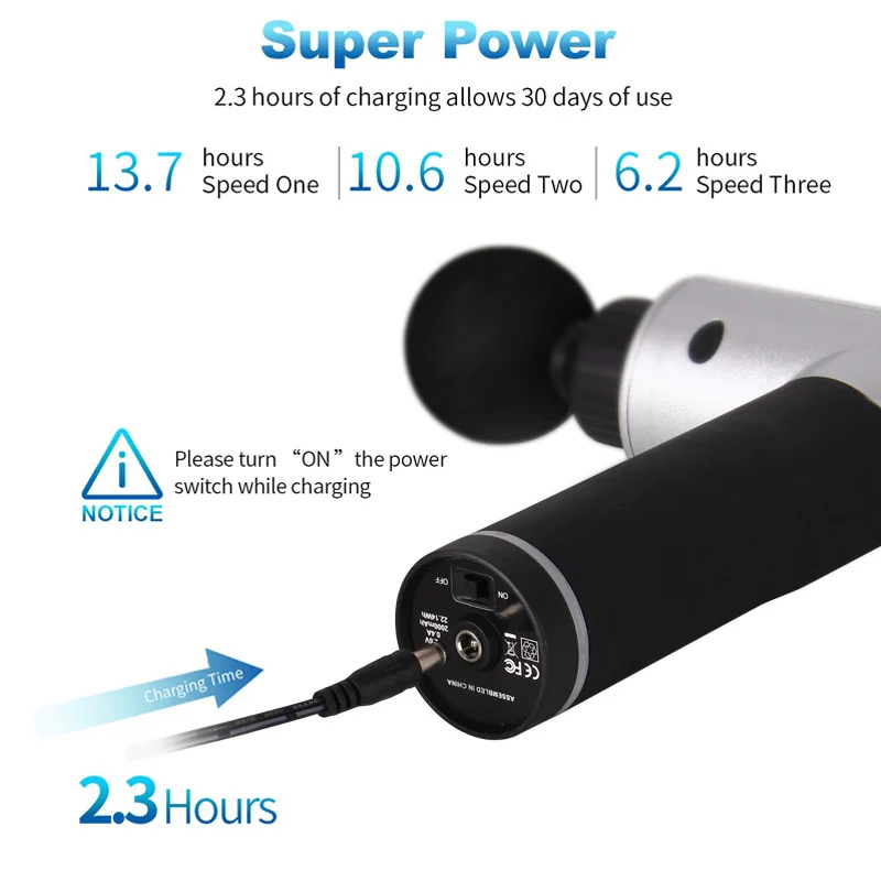 Deep Muscle Massage Gun Tissue Massager Therapy Gun Exercising Muscle Pain Relief Body Slimming Shaping Massage Relaxation