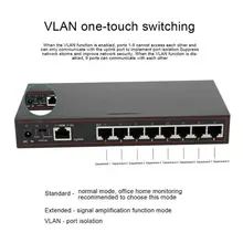 9 портов быстрая скорость LAN Ethernet Net-work Switch HUB мини настольный адаптер конвертер устройство US/UK/EU/AU Plug