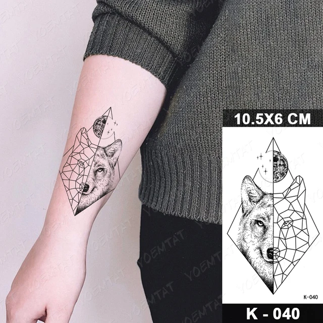 Waterproof Temporary Tattoo Sticker Small Simple Line Flower Flash Tatoo Cute Leaf Finger Wrist Fake Tatto For  Body Art Women 31-K040