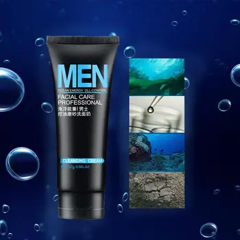 

LAIKOU Men Cleanser Face Washing Moisturizing Cleansing Oil Deep Blackhead Man Skin Scrub Control Remove Care K7I4