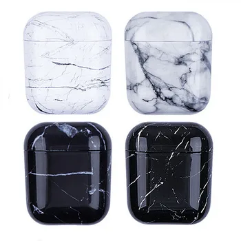 

Luxury PC Earphone Case for Airpods 2 1 Marble Pattern Hard Case for Apple Airpods Shockproof Funda for Airpods Case Cover