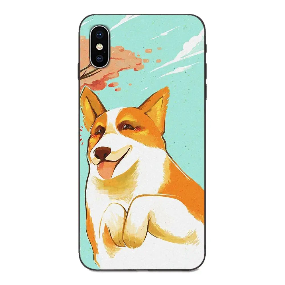 Попка корги для сна собаки Вельш Galaxy A3 A5 A6 A6s A7 A8 A9 A10 A20E A30 A40 A50 A60 A70 A80 A90 плюс