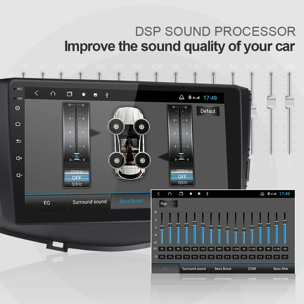 Clearance Isudar H53 4G Android 1 Din Auto Radio For Lifan/X60 Car Multimedia Player Octa Core RAM 4GB ROM 64GB GPS USB DVR Camera DSP 3