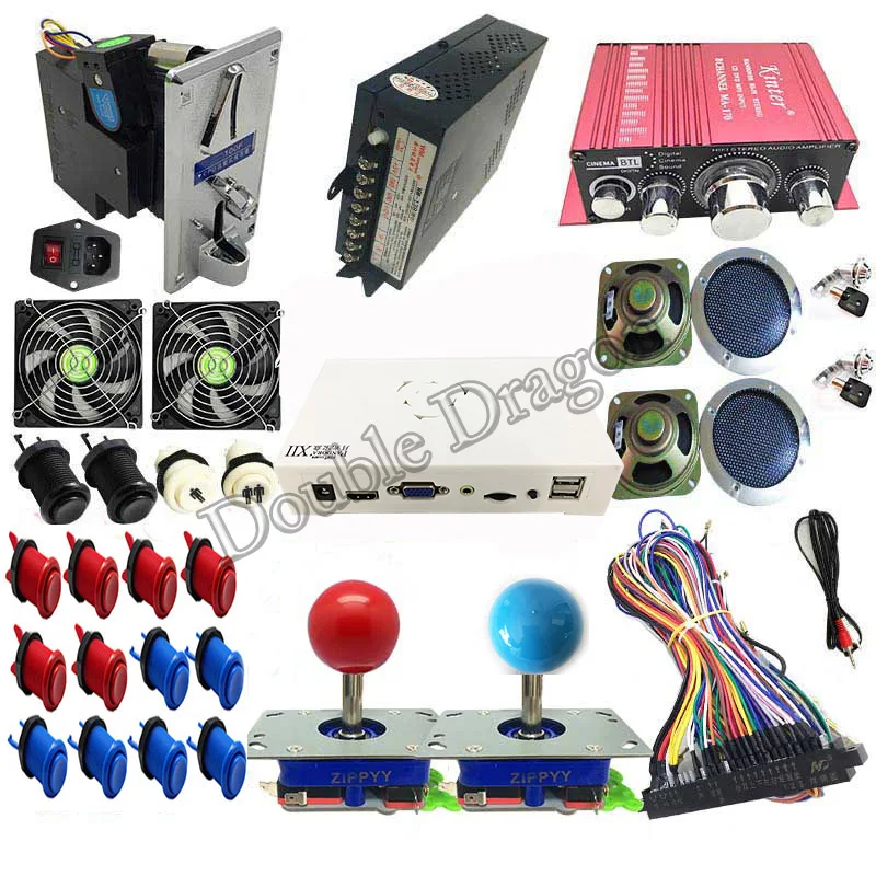 Аркада 3D Pandora 3188 в 1 для игры JAMMA board Copy Sanwa Джойстик светодиодный кнопочный полный комплект для дома аркадная видеоигра машина DIY