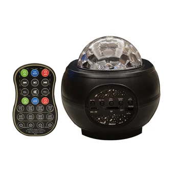 

2020 New Star Light Projector Ocean Wave Projector with Bluetooth Music Speaker For Bedroom Party Home Night Light