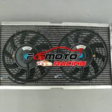 3 Rij Aluminium Radiator + Fans Voor Fiat Punto Serie I 176 Gt 1.4L I4 Turbo 1993-1999 Mt 1994 1995 1996 1997 1998