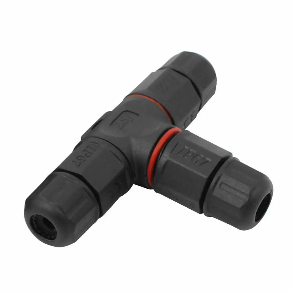 3 Way 2P IP67 T Форма Водонепроницаемый авиационный кабель провода сальник винт фиксированный