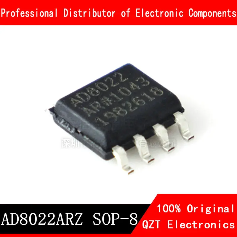 10pcs/lot AD8022ARZ SOP8 AD8022 SOP-8 AD8022AR SOP Operational Amplifier new original In Stock