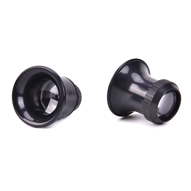 4pcs Eye Magnifier Len Repair Kit Tool Magnifying Glass 5X/10X/15x/20x Portable Loupe Lens Jeweler Watch Magnifier Tool
