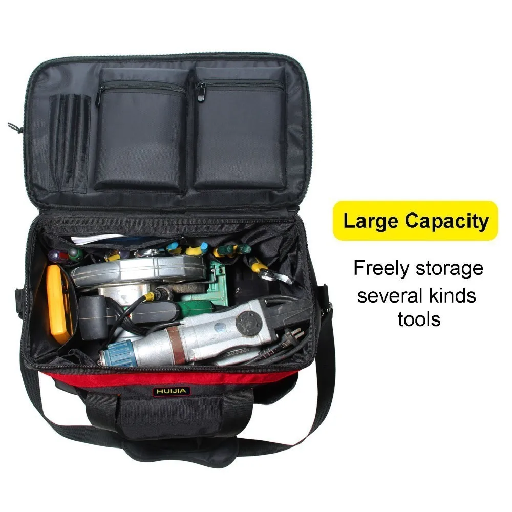LAMEZIA High Quality Oxford Cloth Portable Tools Bag Storage Pouch Hardware Repair Toolkit Electrician Carpenter Package