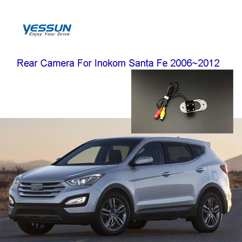 

Автомобильная камера заднего вида для Inokom Santa Fe 2006 ~ 2012 для santa Fe HD камера заднего вида ночного видения IP67 DC 12V камера