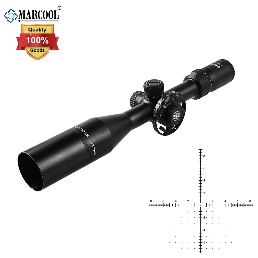 MARCOOL Сталкер 3-18x50 HD IR FFP красный охотничий точечный телескопический прицел Прицелы