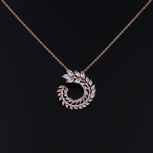 rose gold necklace
