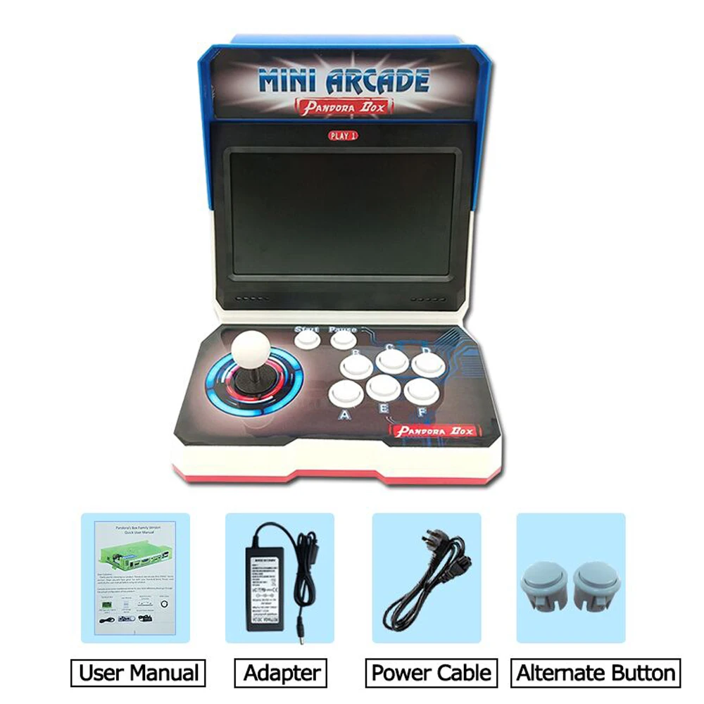 

china new innovative product 10 inch mini arcade machine 3000 in 1 pandora box DX