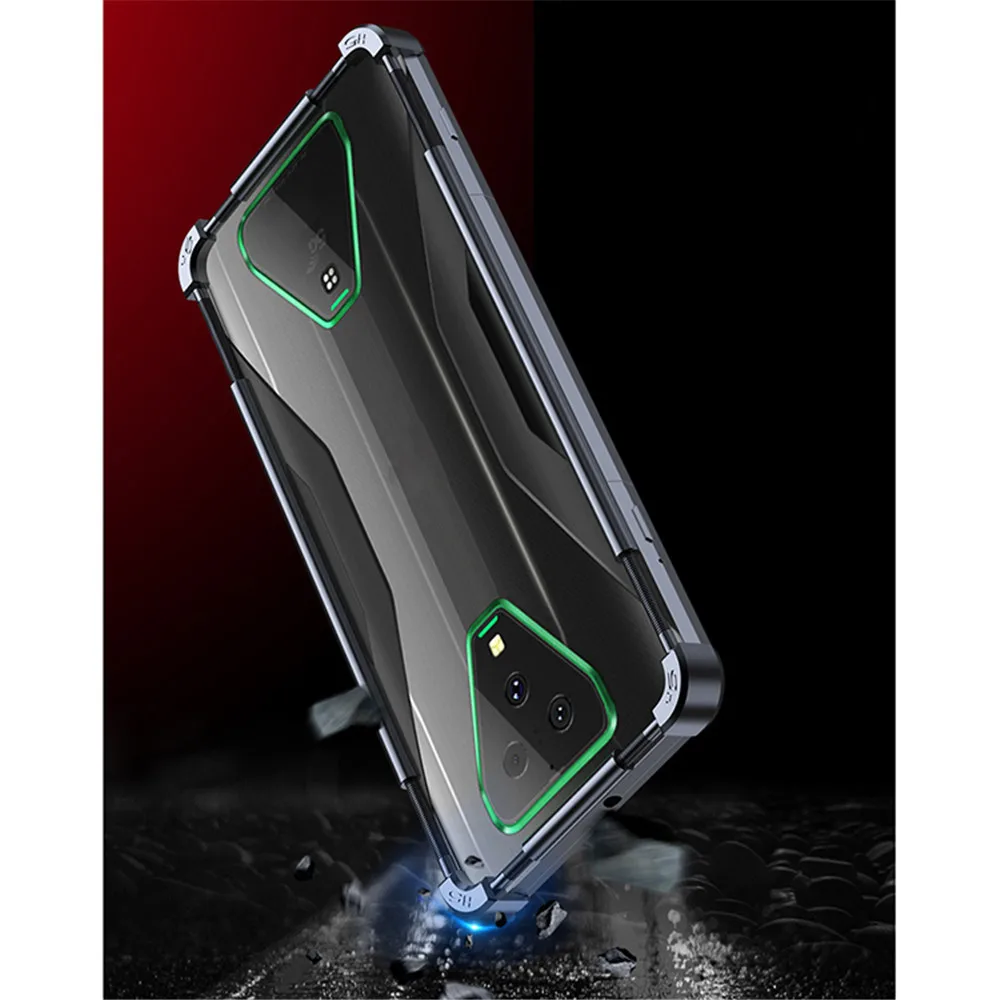Metal Frame Phone Case for Xiaomi Black Shark HELO 2/ 3 Pro Mobile Phone Accessories Anti-drop Protective Frame Cover Metal Frame Phone Case for Xiaomi Black Shark HELO 2/ 3 Pro Mobile Phone Accessories Anti-drop Protective Frame Cover