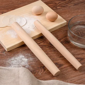

Rolling Pin Wood Dough Roller Cake Tools Design Rolling Pin Baking Christmas Kitchen Rolo De Massa Pastry Accessories AC50GM