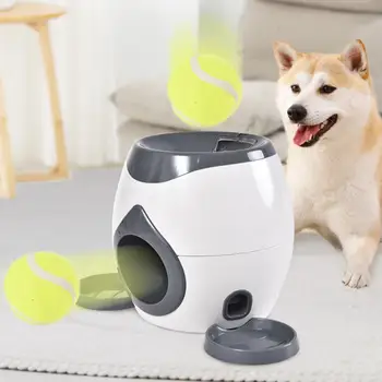 

Pet Ball Launcher Toy Dog Tennis Food Reward Machine Slow Feeder Dogs And Thrower Suitable For Cats Interactive Treatment T V5P0