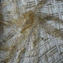 GLace 1Y/лот Золотая блестка прозрачная сетчатая ткань для свадебного платья украшение DIYcraft материал TX1328