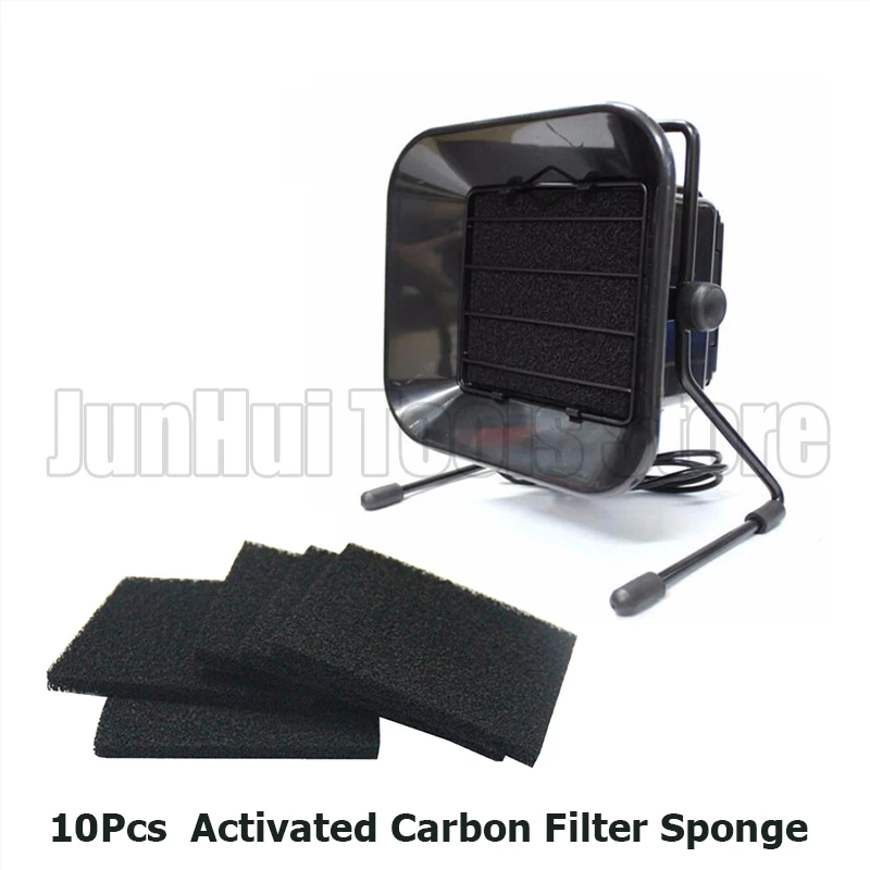 493 Solder Smoke Absorber with 10Pcs Activated Carbon Filter Sponge ESD