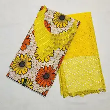 3+ 2,5 швейцарская вуаль кружевная ткань последняя Тяжелая вышивка африканская java воск хлопок популярный Дубай Стиль LISA03