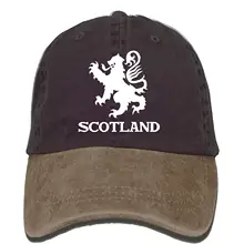 Лев Rampant шотландская вареная Ретро Регулируемая ковбойская Кепка шляпа для гольфа для женщин и мужчин