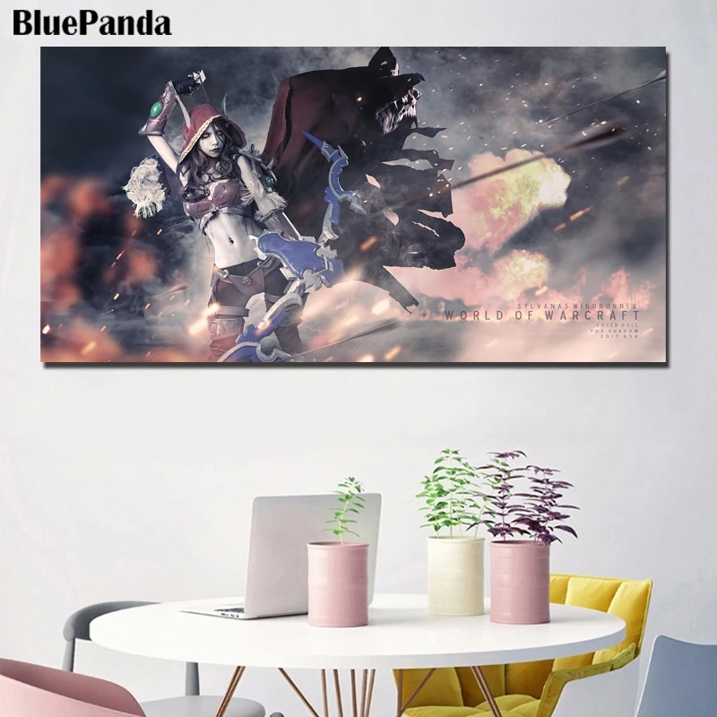 

Warcraftes World Of Sylvanas Wall Art HD Prints Canvas Painting Bedside Background Home Decor Modern Artwork Poster