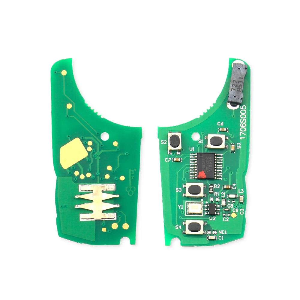 Dandkey Modified Flip Key 2/3/4 Buttons 433Mhz ID46 PCF7941 Chip For Chevrolet Cruze Epica Lova Camaro Impala Remote Control Key