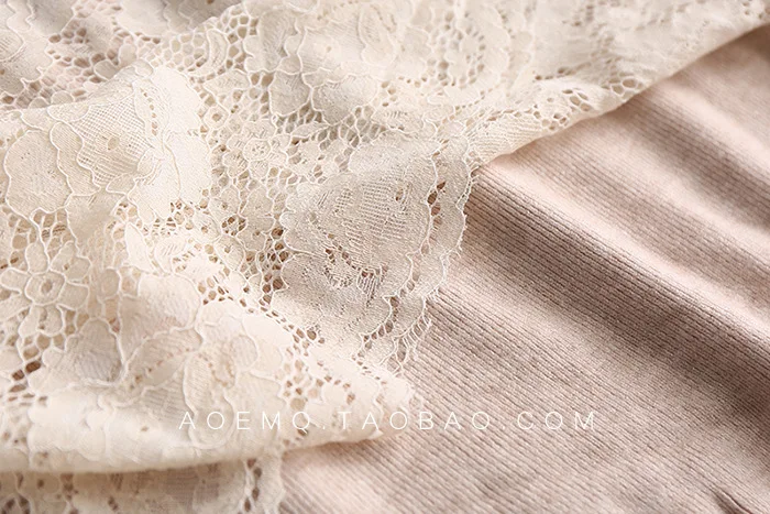 

One's Two Sides Wears! Lace Crochet Knitted Skirt Entity