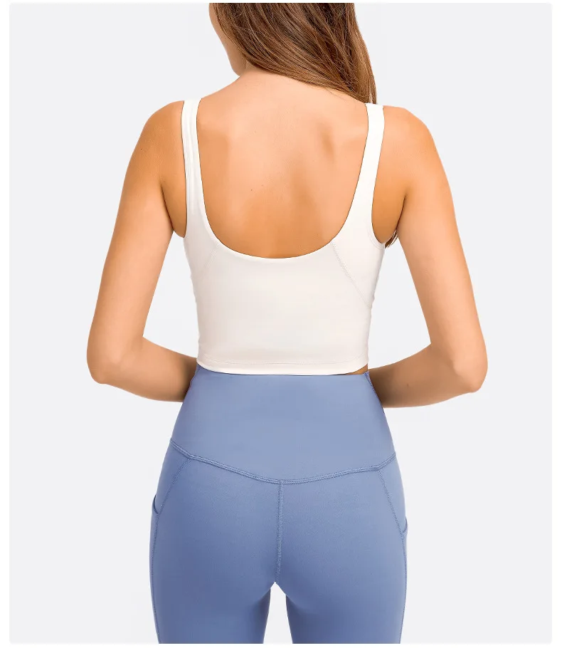 Hot Selling Wholesale Pop Women Sports Bra Tight Gym Crop Top Yoga Vest Shockproof With Chest Pad High Strength Fitness Clothing Hot Selling Wholesale Pop Women Sports Bra Tight Gym Crop Top Yoga Vest Shockproof With Chest Pad High Strength Fitness Clothing