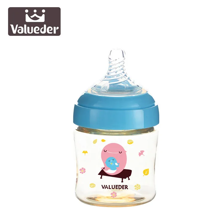 

Wei lun Seoul Newborns Baby PPSU Milk Bottle Shatter-resistant Wide Mouth Feeding Bottle Not with Handle 150 Ml BABY'S Feeding B