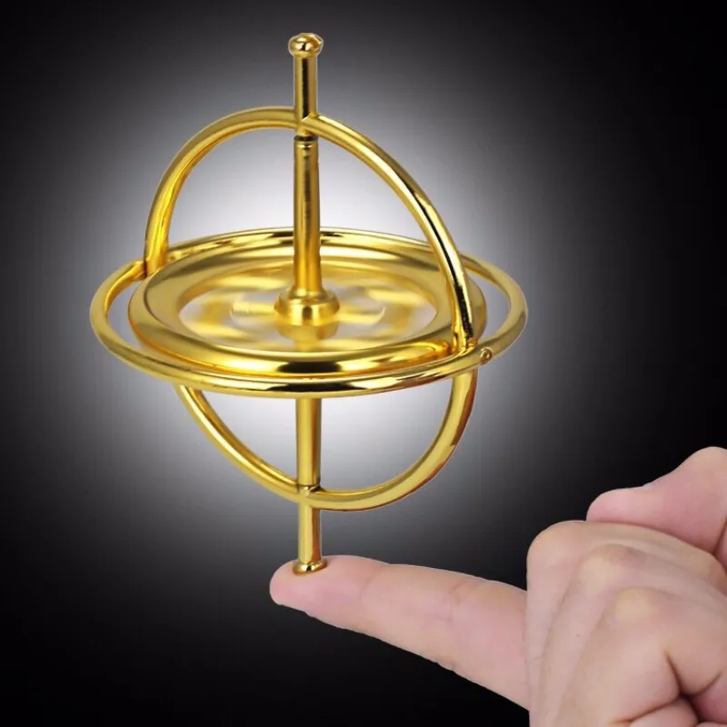 Creative Scientific Educational Metal Finger Gyroscope Gyro Top Pressure Relieve Classic Toy Traditional Learning Toy For Kids_gaitubao_800x800