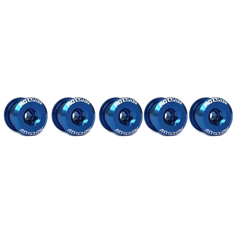 

5x Chainring Bolts Parts Spare Screws Sprocket Position 7075 Aluminium Alloy