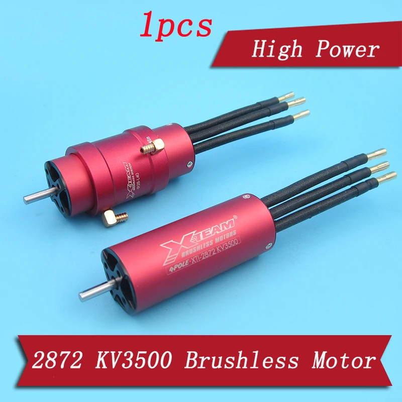 

1pcs RC Boat High Power Large Torque Power Engine Replacement 2872 KV3500 4-pole Brushless Motor with Water Cooling Jacket