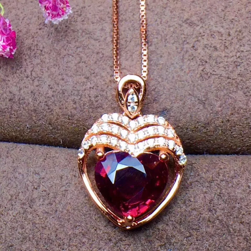 Natural Garnet Pendant (6)