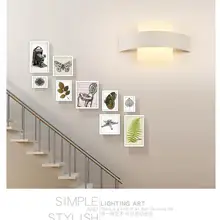 DishyKooker AC85-265V 3W светодиодный акриловый современный настенный светильник для Спальня огни в помещении столовая коридор освещение