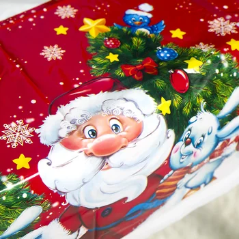 

Christmas Tablecloth Waterproof Santa Claus Table Cover Xmas Home Party Decor
