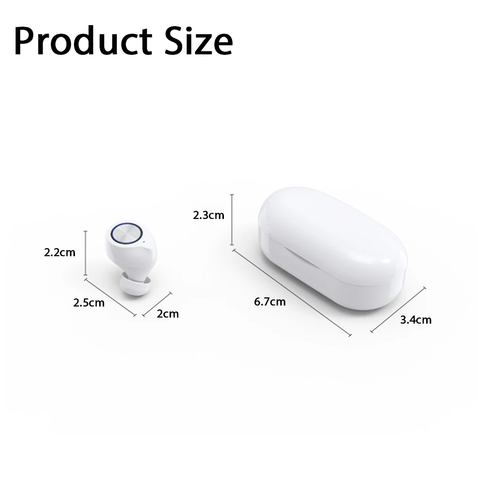 ACCEZZ TWS Bluetooth 5,0 наушники беспроводные наушники Hi-Fi стерео сенсорное управление гарнитура с зарядным устройством для iphone Xiaomi Phone