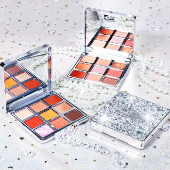 

2019 Waterproof Matte Eyeshadow Professional Eyes Make up Powder Pigment Cosmetics Palette 9 Colors