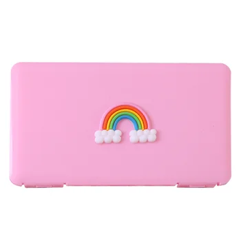 

Dustproof Mask Folder Container Foldable Face Masks Folder Clip Safe Pollution Disposable Mask Storage Case Box Organizer