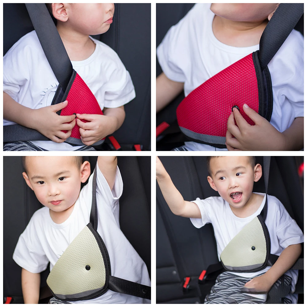 Baby Child Protector Covers Auto Accessories Car Safety Belt Adjust Device Shoulder Triangle Seat Adjuster Pad | Автомобили и