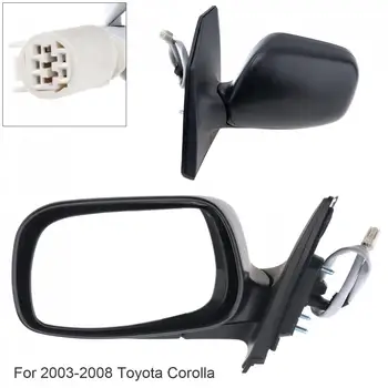 

Non Folding Durable Left Side Mirror Left Hand LH Mirror fit for 2003-2008 Toyota Corolla CE / LE/ S/ Sport/ XRS Sedan 4-Door