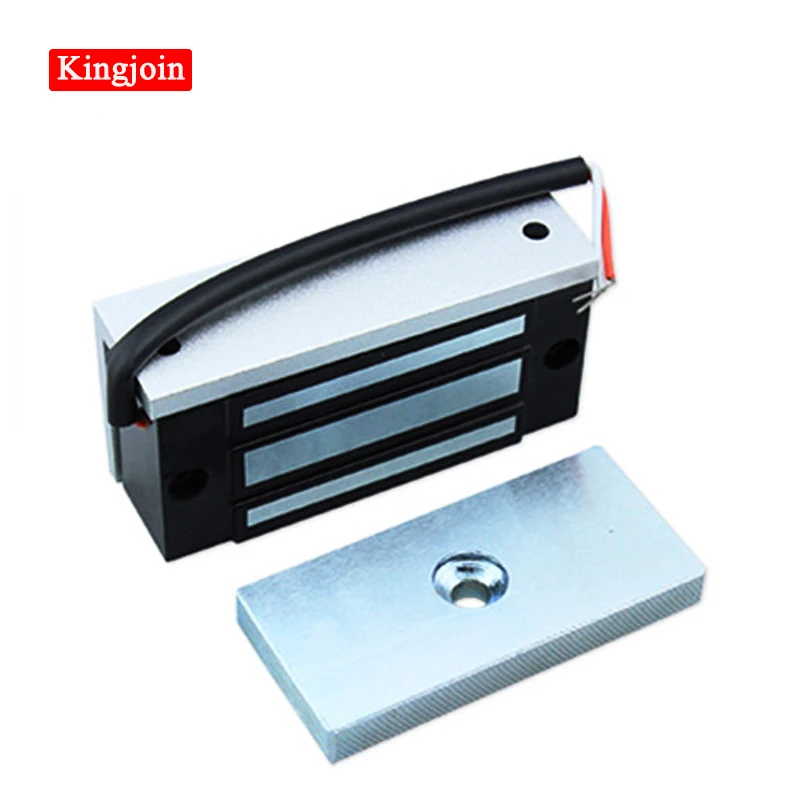 KINGJOIN DC12V/24V 60KG электромагнитный мини замок электронный магнитный дверной