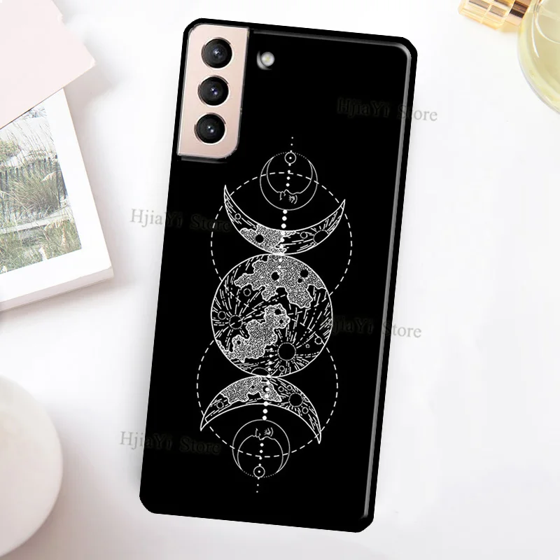 cute samsung cases Occult Witchcraft Moon Gothic Witch Cover For Samsung Galaxy S21 Ultra Note 20 Note 10 S8 S9 S10 S22 Plus S20 FE Phone Case samsung cute phone cover Cases For Samsung