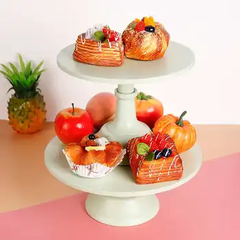 

New 10/12 Inch Round Cake Stand Base Pedestal Dessert Display Rack Wedding Decoration Birthday Cake Cupcake Holder Kitchen Green