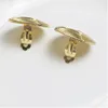 COWNINE Circular exaggerated ripple clip earrings/wedding gift wedding jewelry earrings unique design style 6