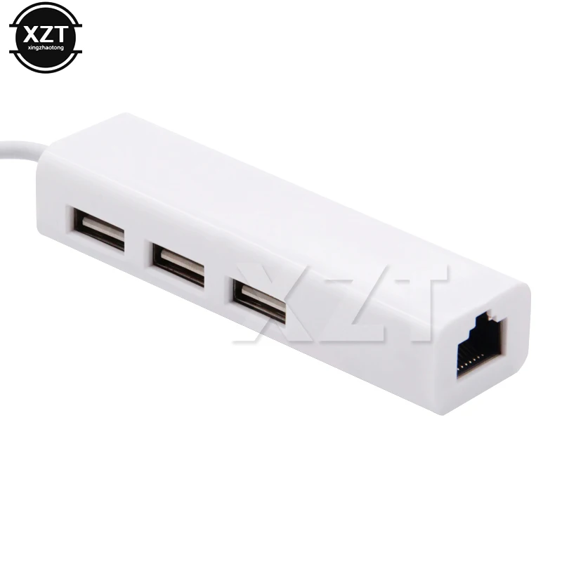 Высокая Скорость usb-хаб Тип C Ethernet адаптер 3 Порты концентратор RJ45 10/100 Мбит сетевой карты адаптер USB-C для Macbook